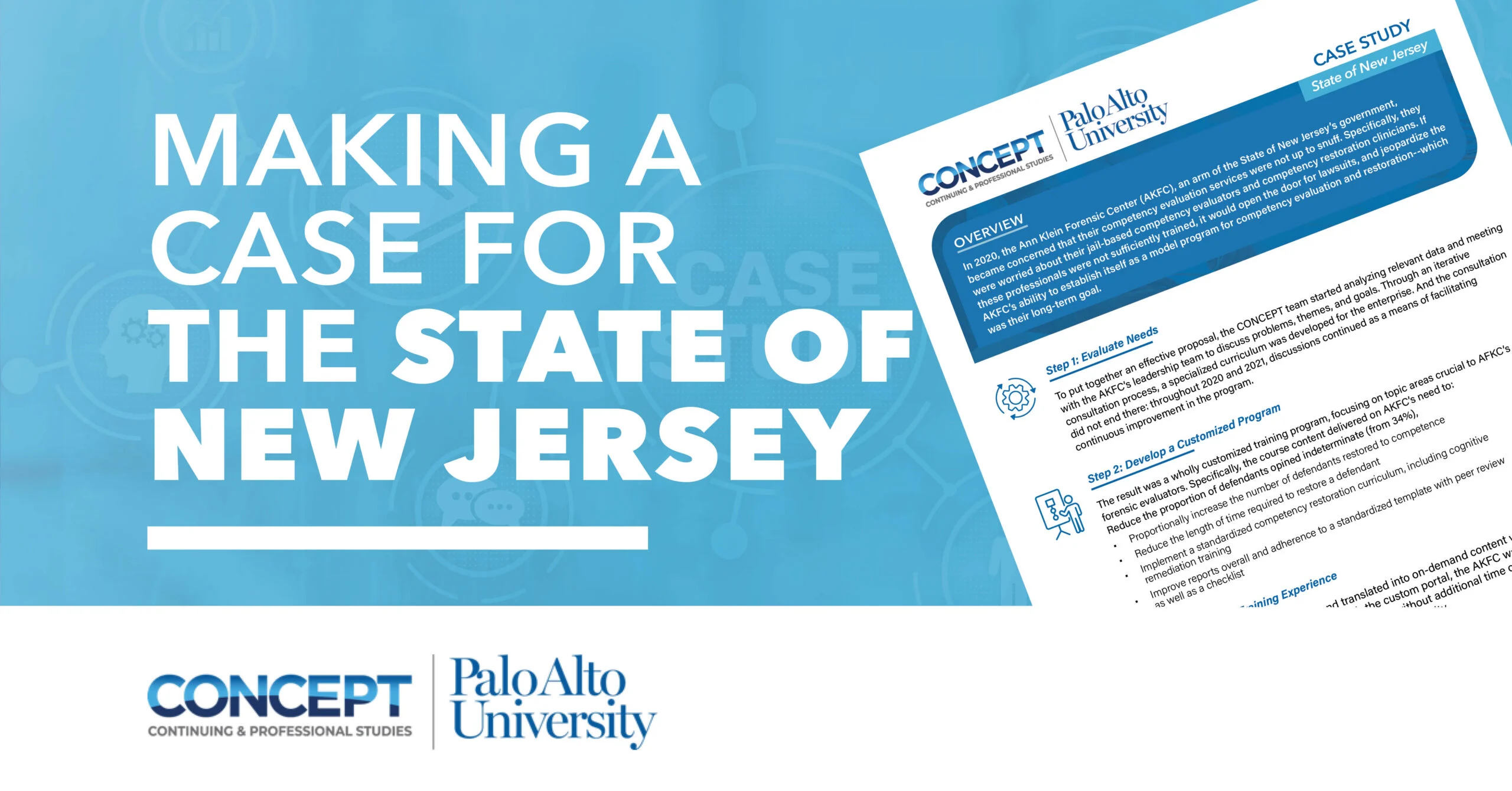 The State of New Jersey: A Case Study of Success